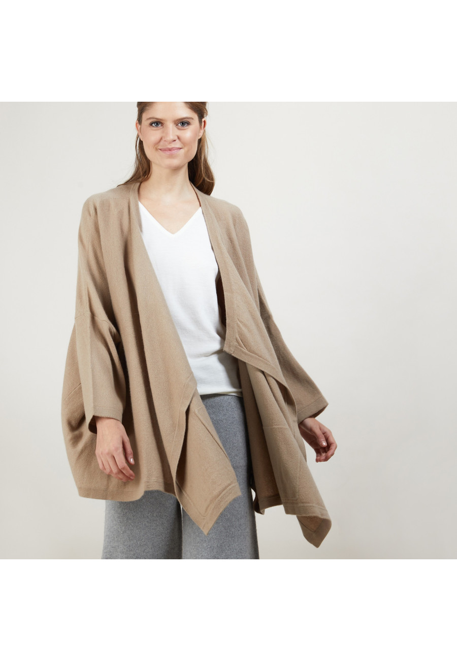 Gilet oversize en cachemire - Blondine