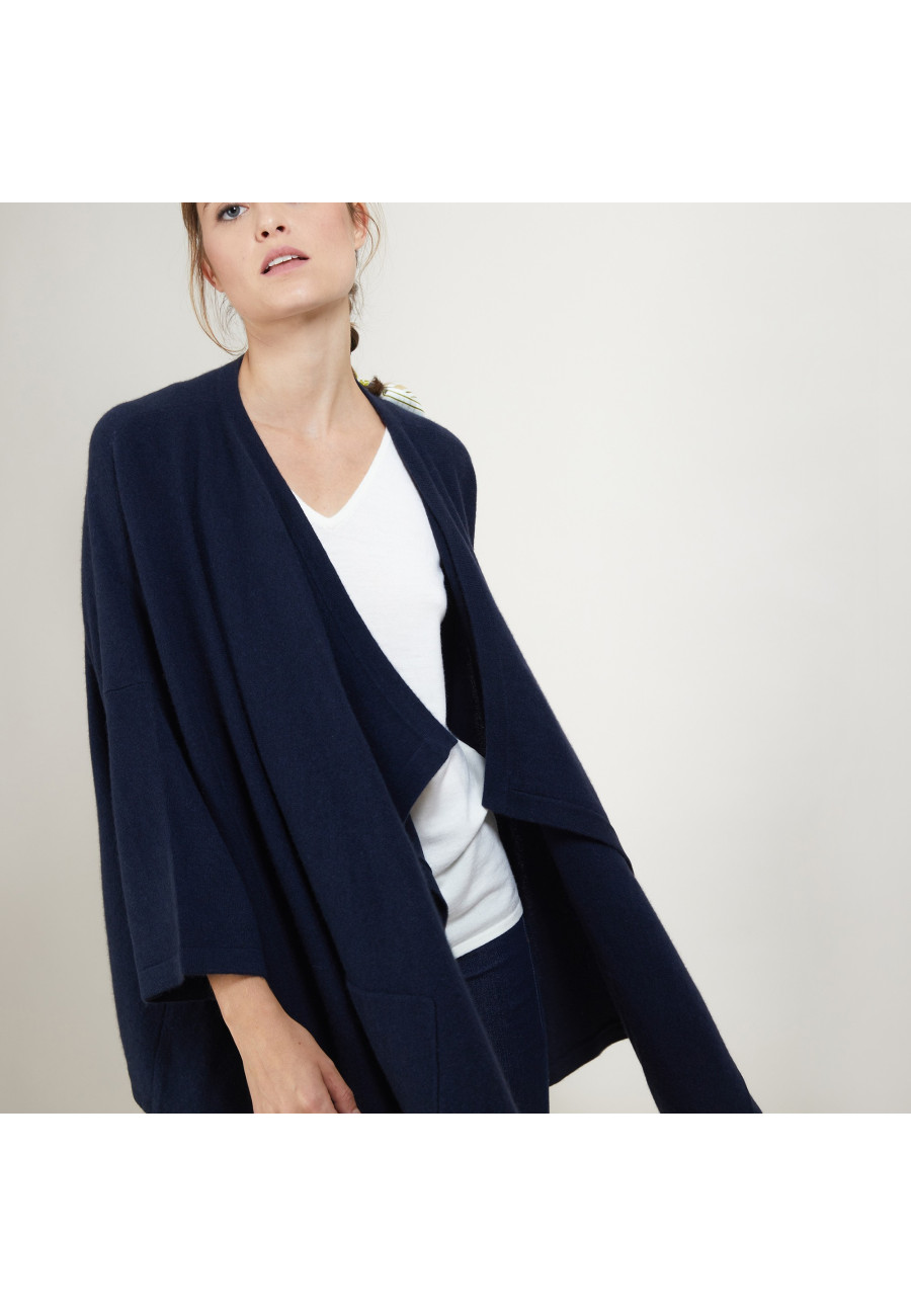 Oversized cashmere cardigan - Blondine