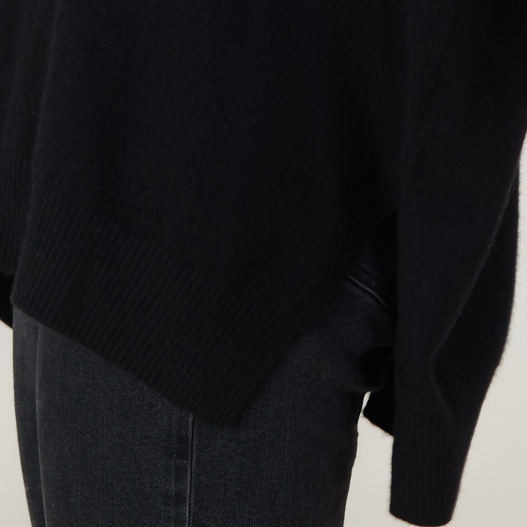 Pull en cachemire col V avec fentes - Brendao 7011 ombre - 10 Gris foncé