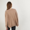 Pull en cachemire col V avec fentes - Brendao 7011 ombre - 10 Gris foncé