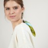 Pull ample en cachemire boutons épaule - Brook 7002 arome - 82 Ecru
