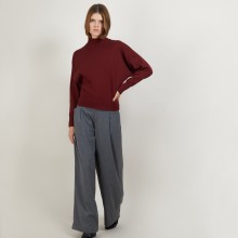 Pull col montant en coton cachemire - Fanny 