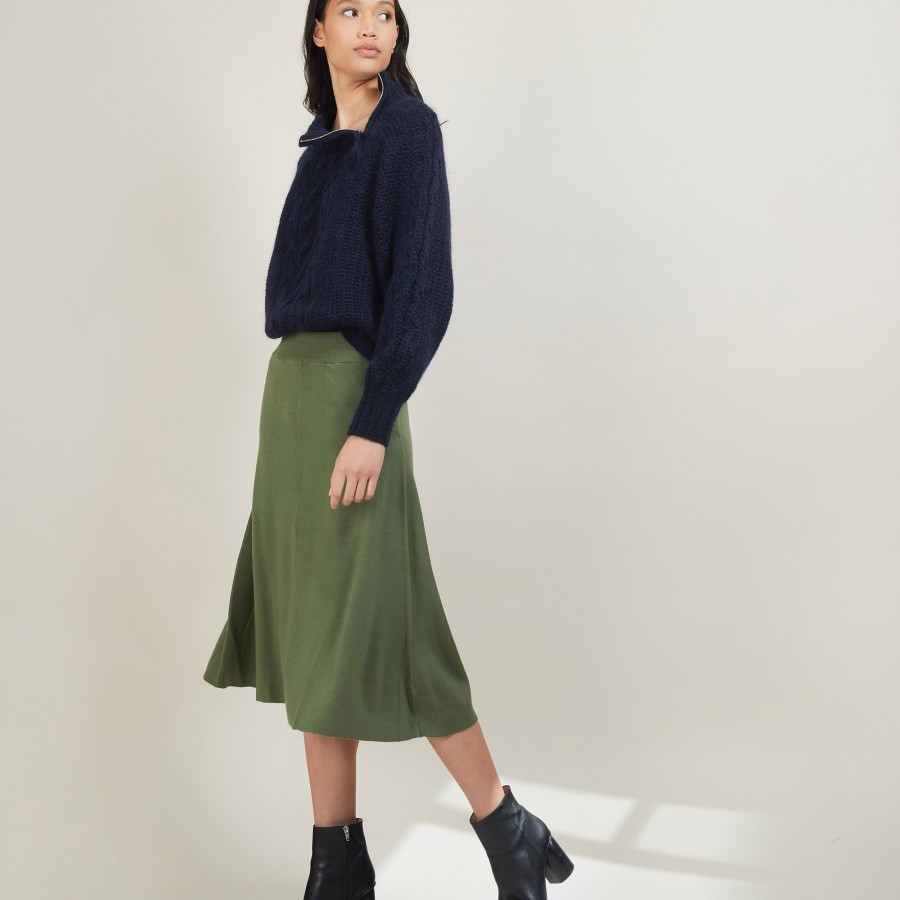 Wool skirt with pockets - Gracia