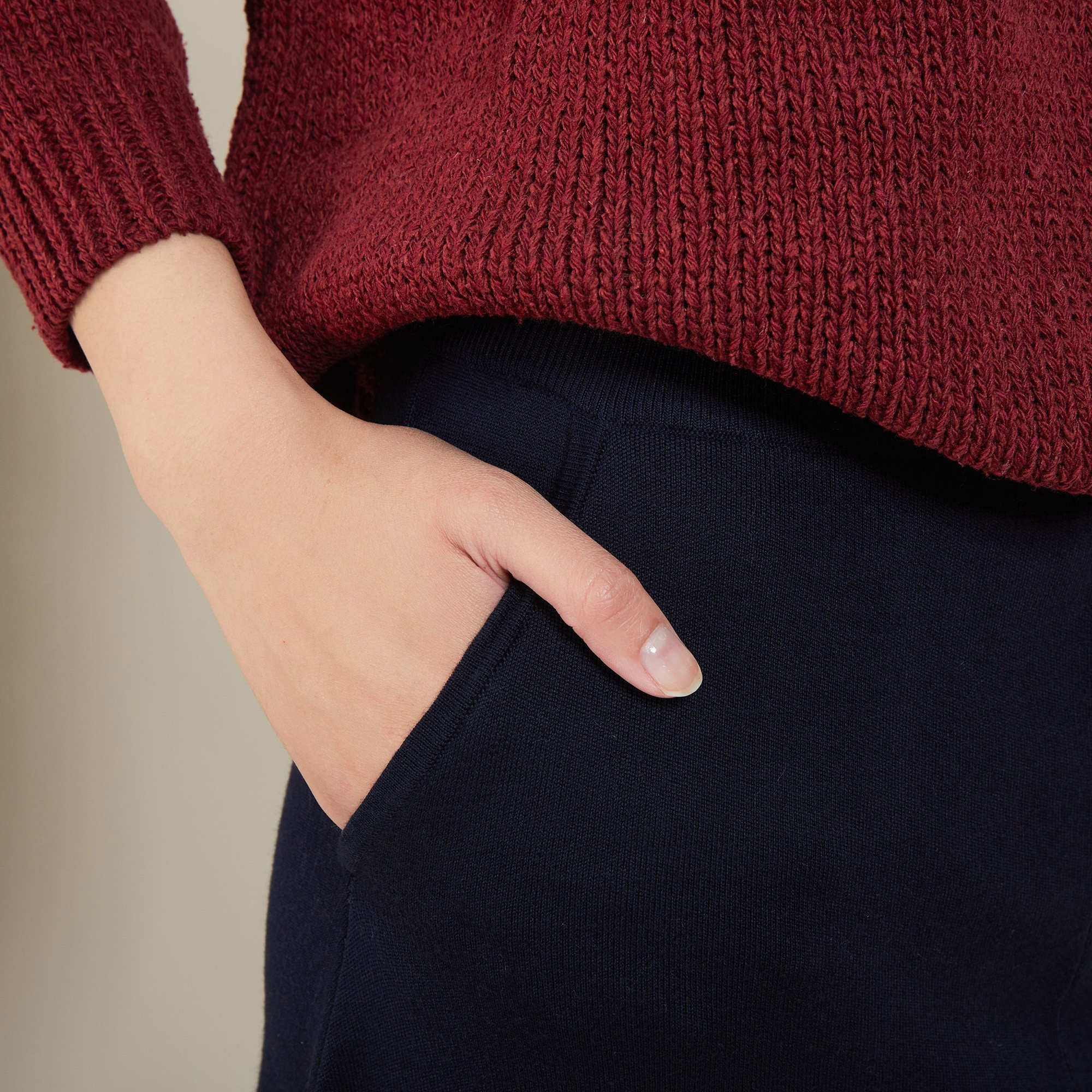 Jupe à poches en laine - Grazia
