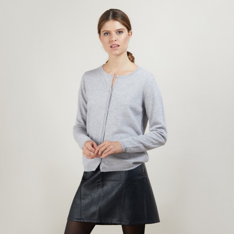 Cardigan col rond en cachemire - Ballet