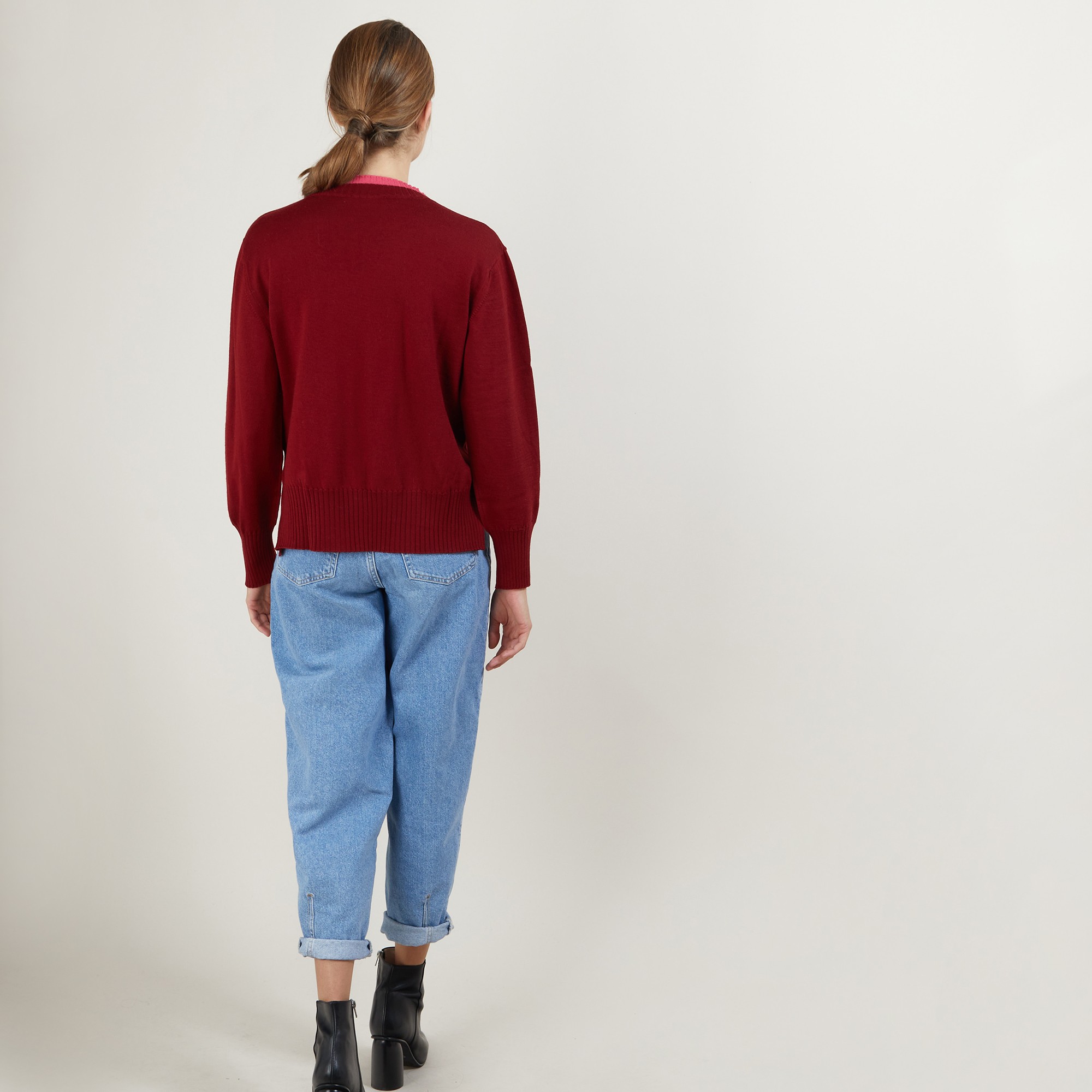 Two-tone wool sweater Gimmie