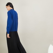 Buttoned shoulder wool sweater - Gipsy