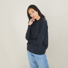 Buttoned shoulder wool sweater - Gipsy