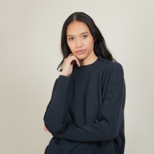 Buttoned shoulder wool sweater - Gipsy