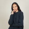 Buttoned shoulder wool sweater - Gipsy