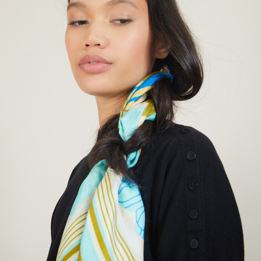 Buttoned shoulder wool sweater - Gipsy