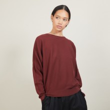 Pull col bateau en coton cachemire - Felice 