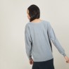 Pull col bateau en coton cachemire - Felice 