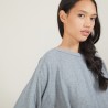 Pull col bateau en coton cachemire - Felice 