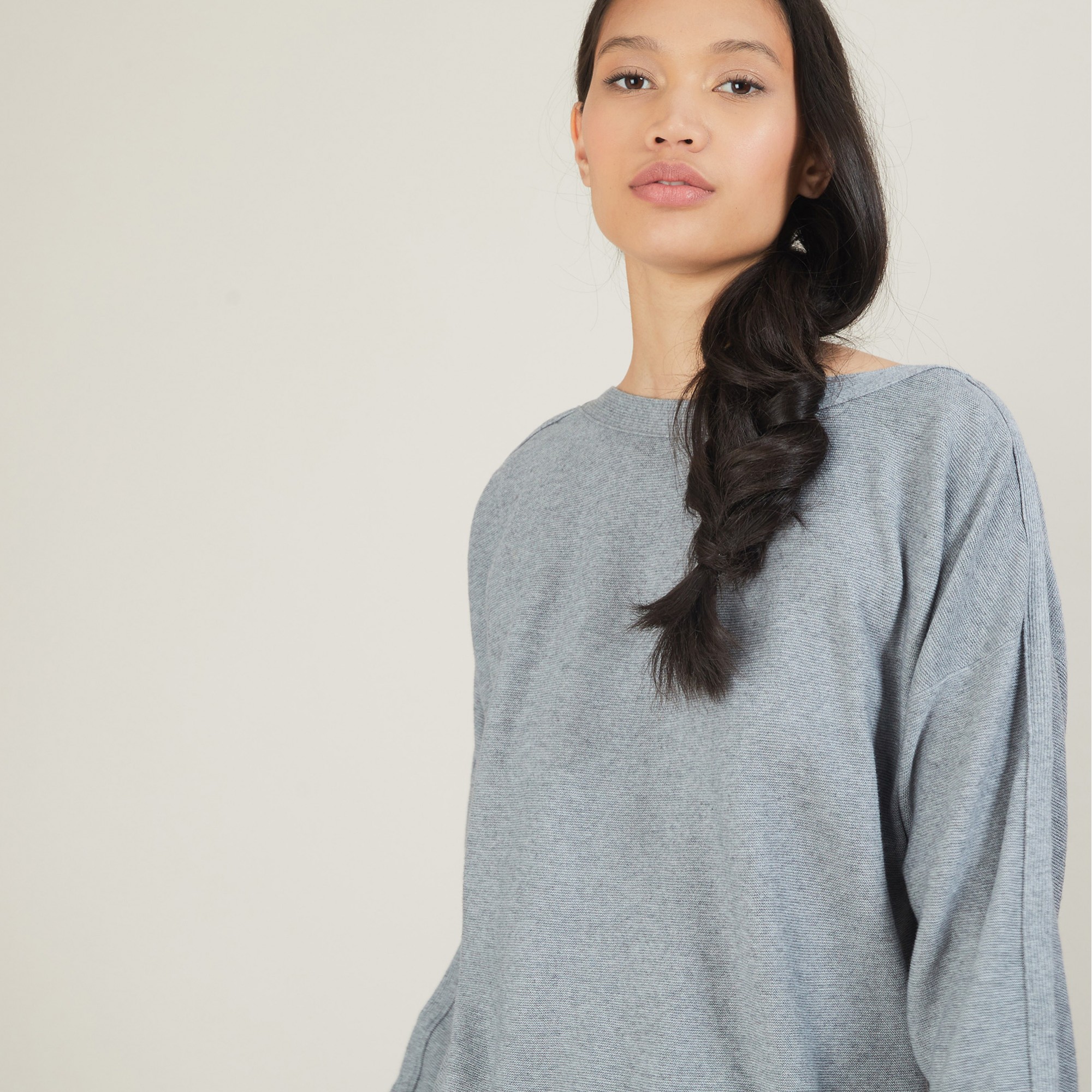 Pull col bateau en coton cachemire - Felice 
