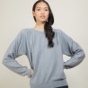 Pull col bateau en coton cachemire - Felice 