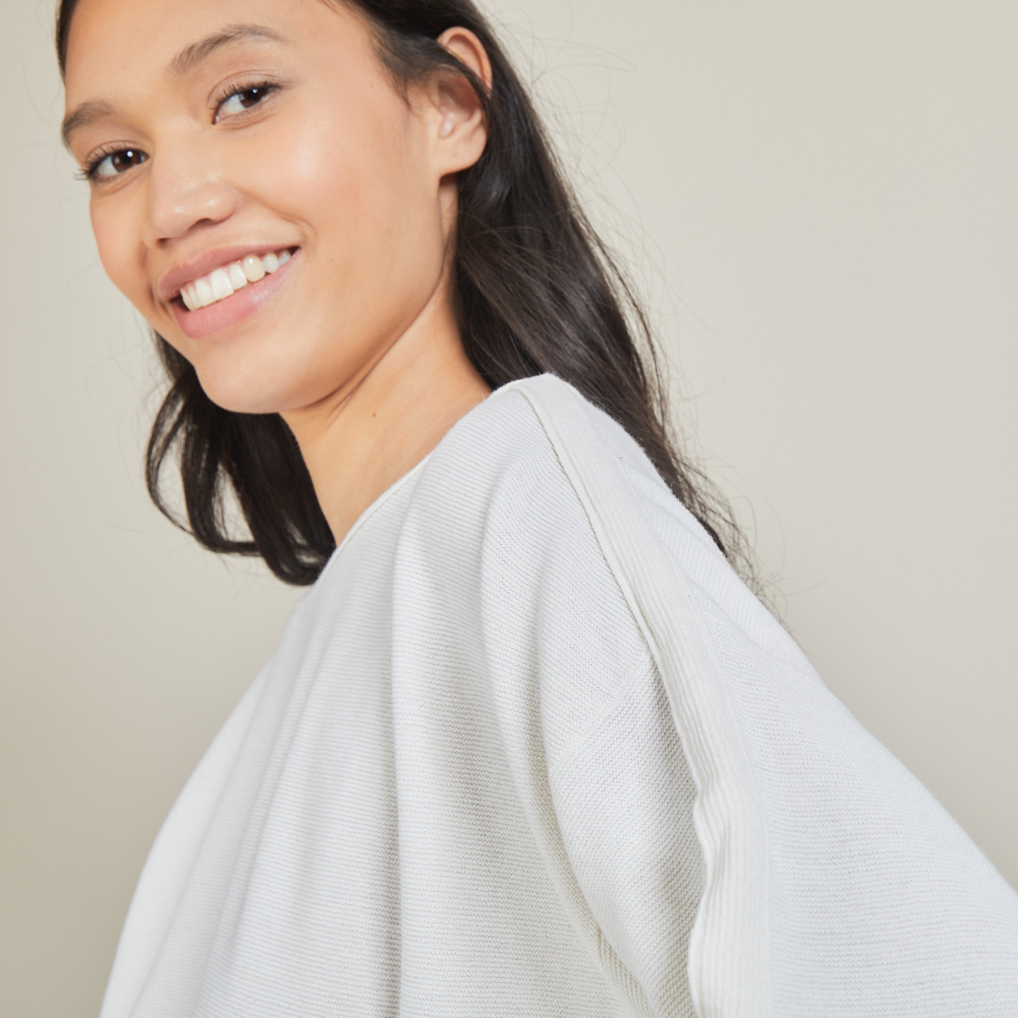 Pull col bateau en coton cachemire - Felice 