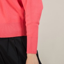 Pull col montant en coton cachemire - Fanny