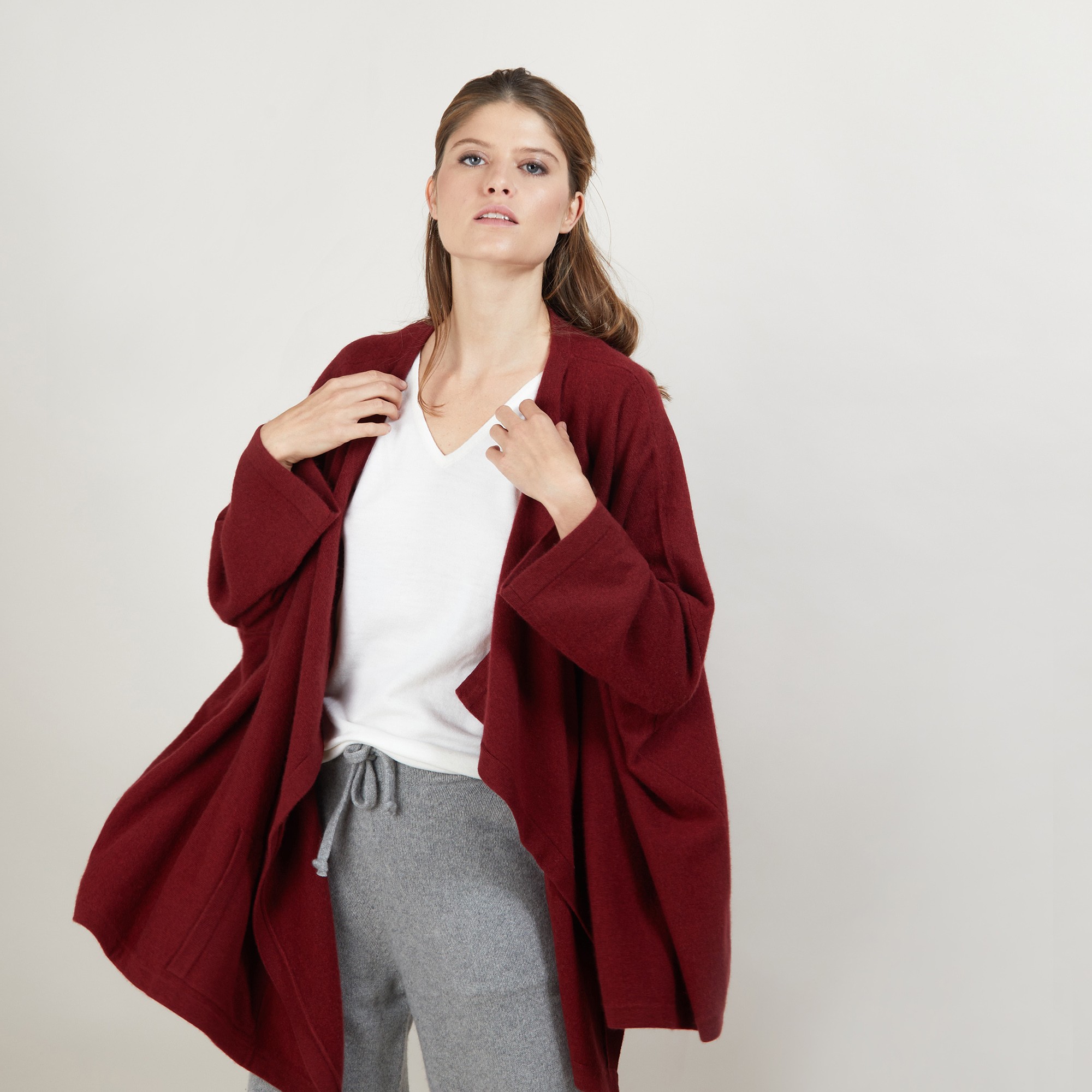 Oversized cashmere cardigan - Blondine