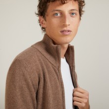Veste zippée en cachemire 4 fils - Balthazar