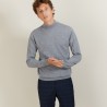 Pull à col montant en cachemire - Balzan 7012 volute - 09 Gris moyen