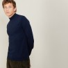 Pull à col montant en cachemire - Balzan 7040 marine - 05 Bleu marine