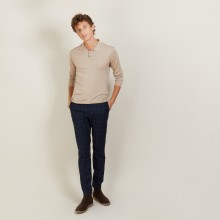 Wool and silk polo shirt - Bartev