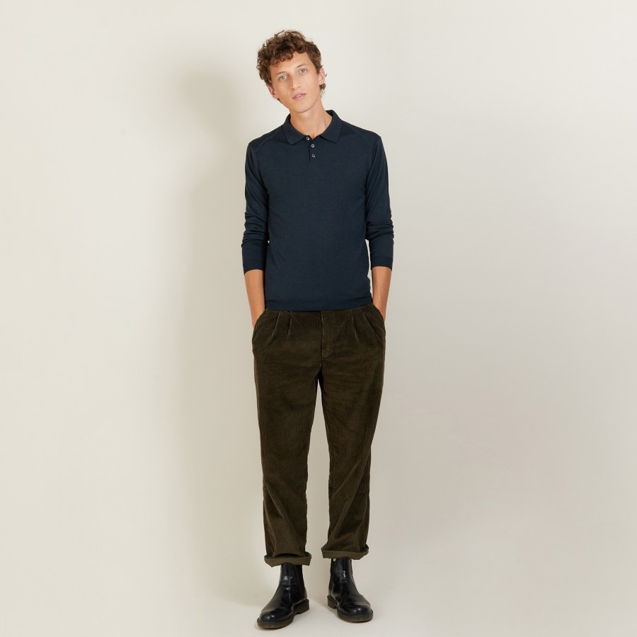 Polo en laine et soie - Bartev