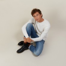 4-ply cashmere round neck sweater - Liverpool