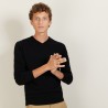 Pull col V en cachemire - Benjamin 7010 noir - 01 Noir