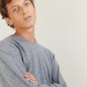 Pull col V en cachemire - Benjamin 7010 noir - 01 Noir