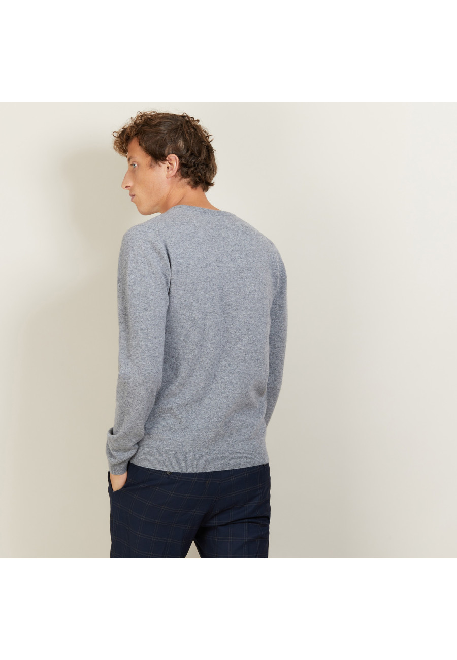 Pull col V en cachemire - Evann