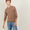 Pull col V en cachemire - Benjamin 7010 noir - 01 Noir