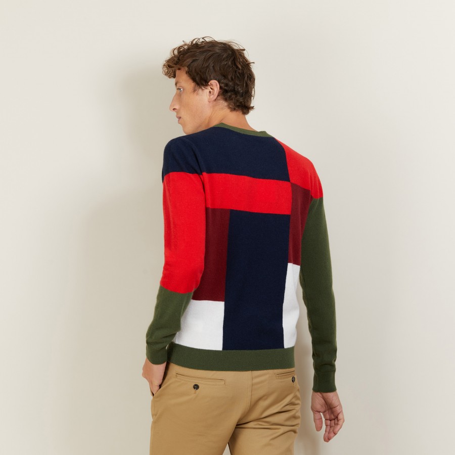 Geometric cashmere sweater - Lima