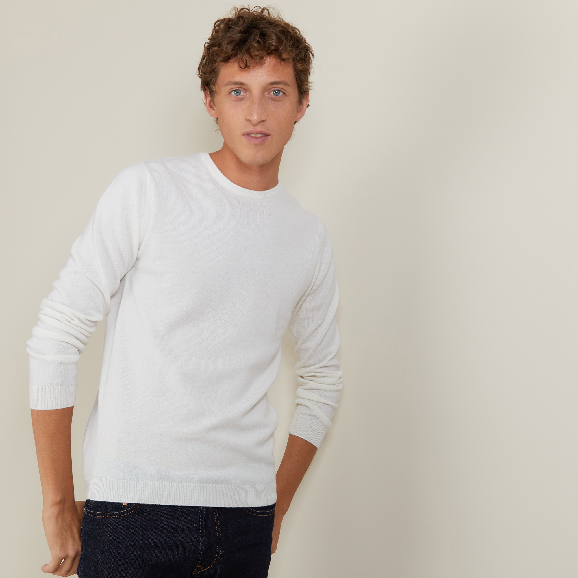 Round-neck cashmere sweater-BENOIT