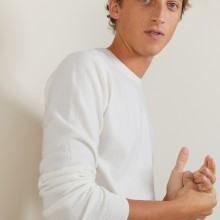 Round-neck cashmere sweater-BENOIT