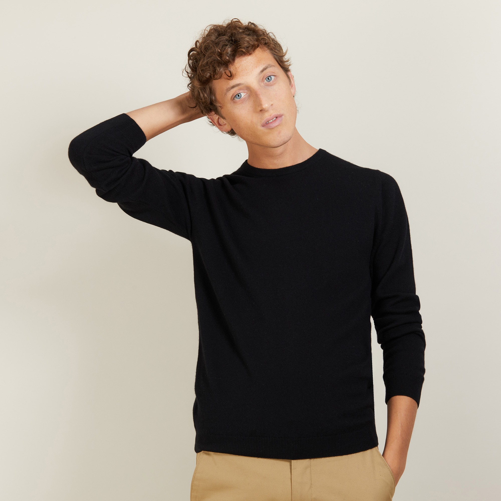 Pull col rond en cachemire - BENOIT