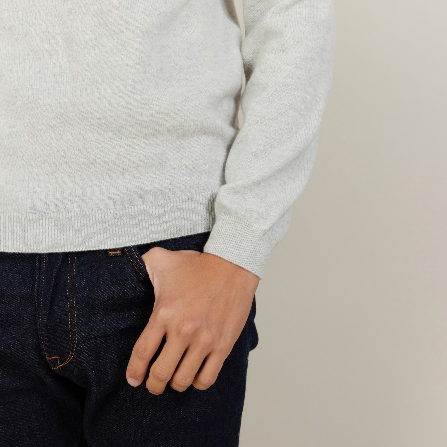 Round-neck cashmere sweater - Evain