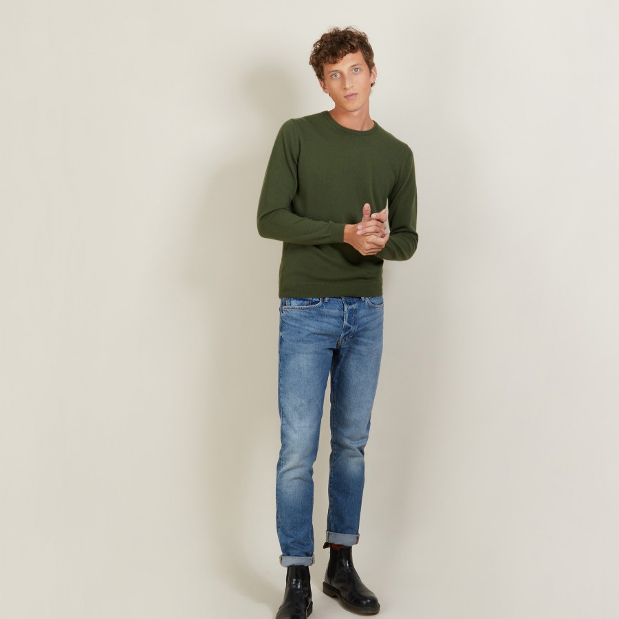 Suéter de cashmere com gola redonda - Benoit