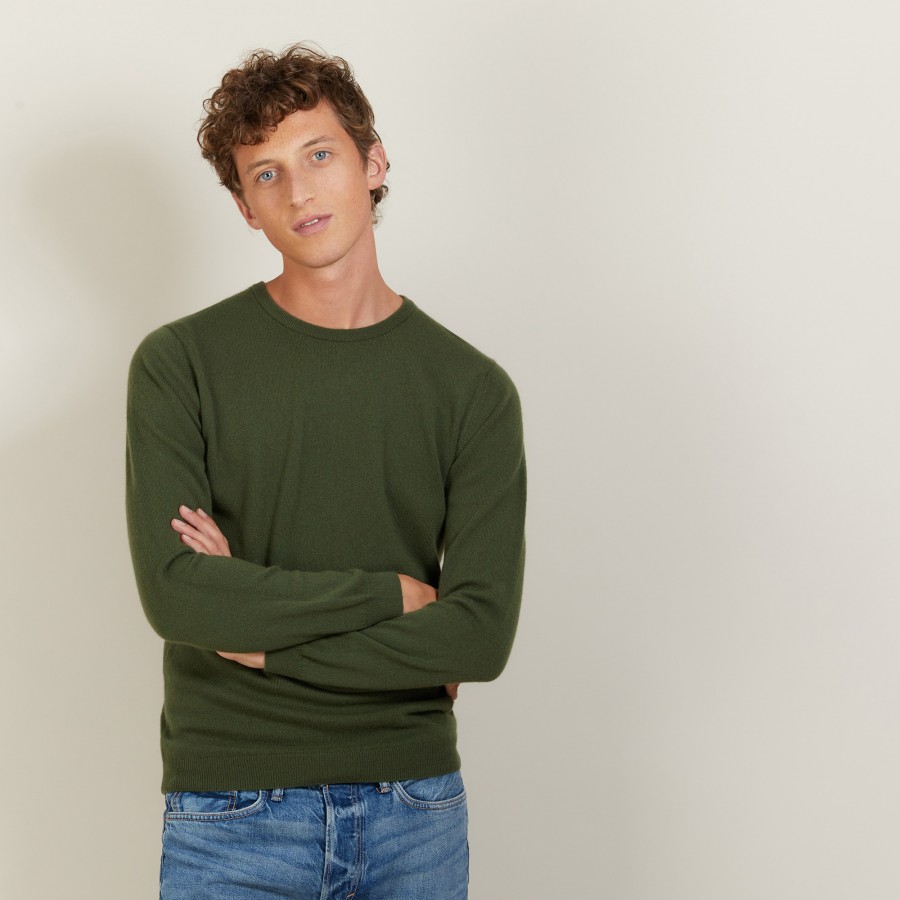 Round-neck cashmere sweater - Evain