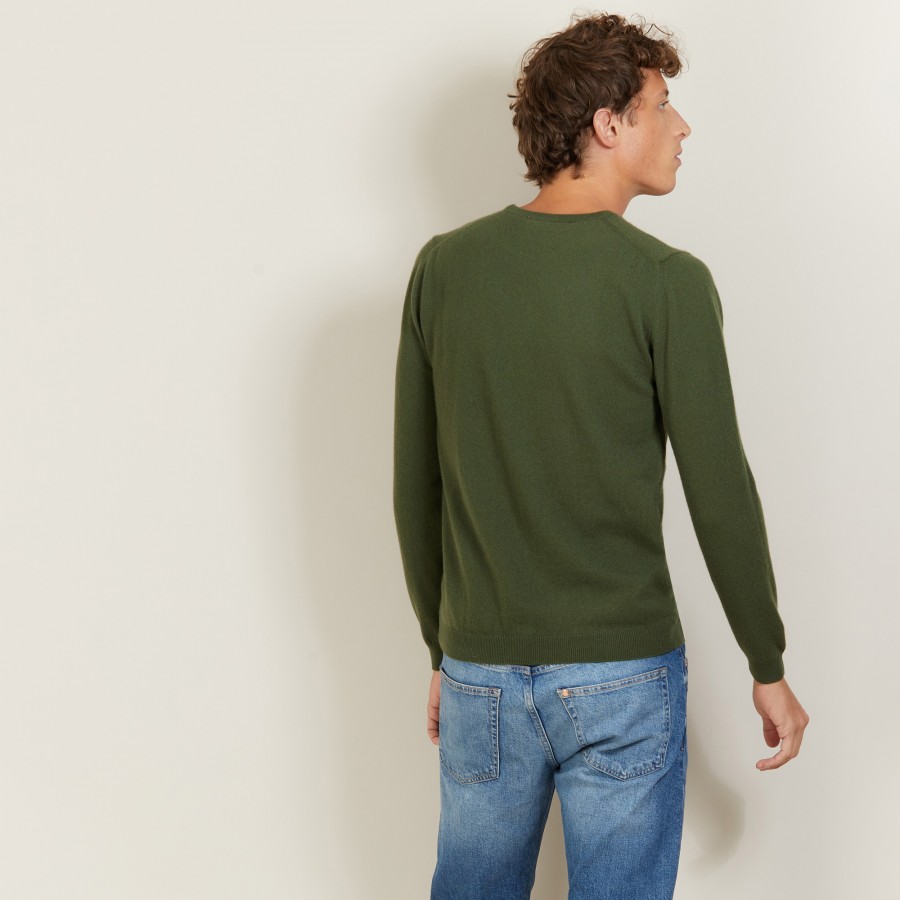 Round-neck cashmere sweater - Evain