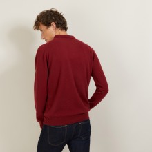 long-sleeved polo shirt in 100% cashmere-BILLY