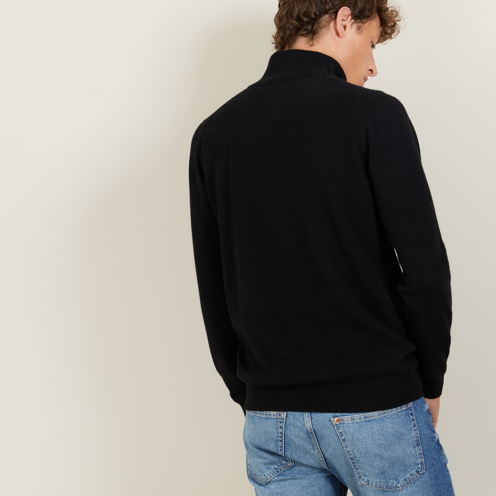 Pull en cachemire col zippé - BLAISE