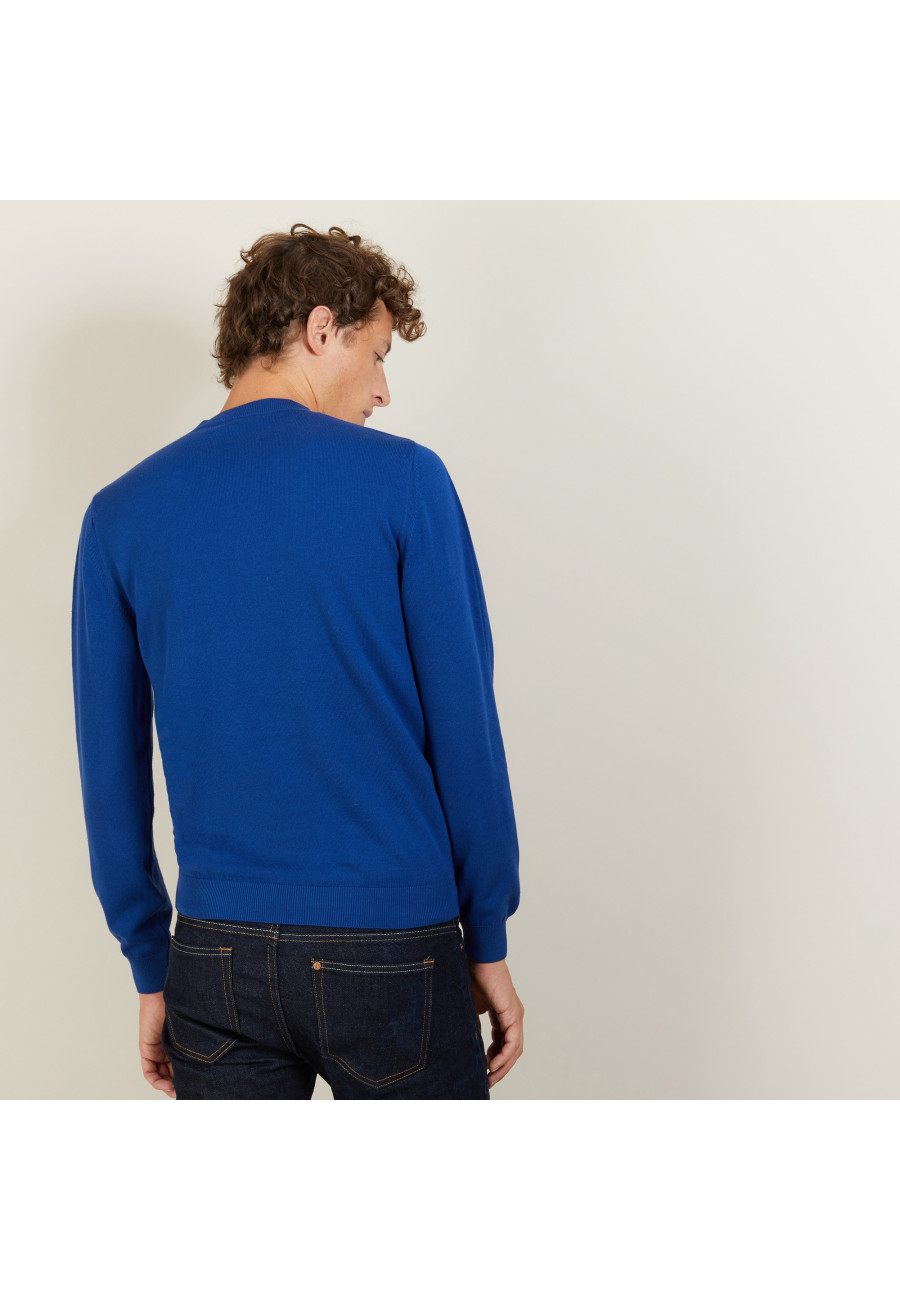 Round neck cotton cashmere sweater - Burton