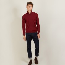 Pull en cachemire col zippé - BLAISE