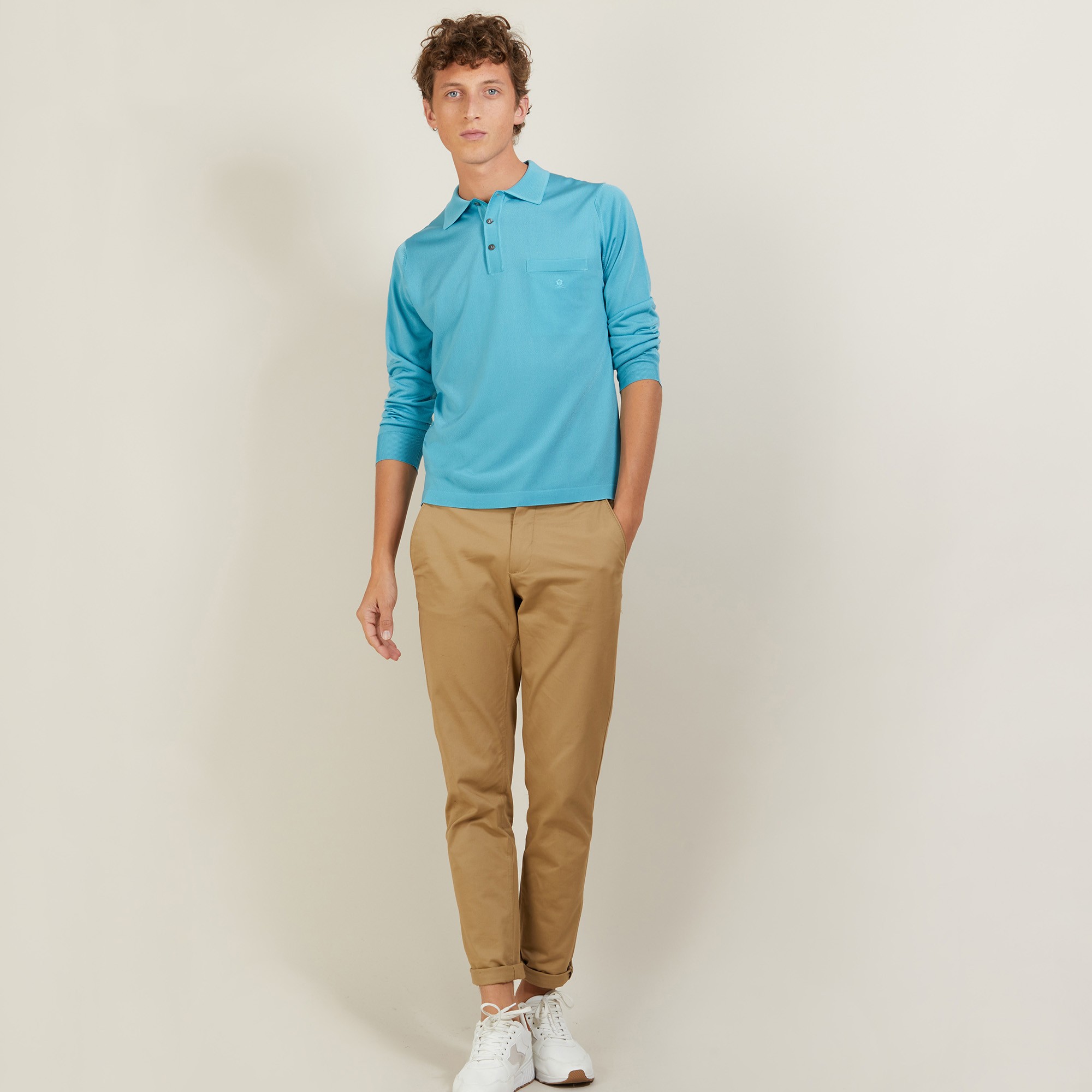 Long sleeves shirt made of fil lumière Boris