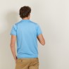 Polo en Fil Lumière à flèches - Billy 2750 perruche - 04 Bleu clair