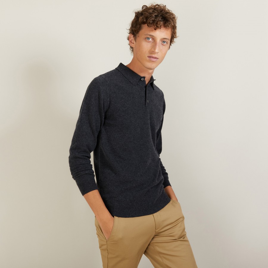 Cashmere polo neck sweater - Emerson