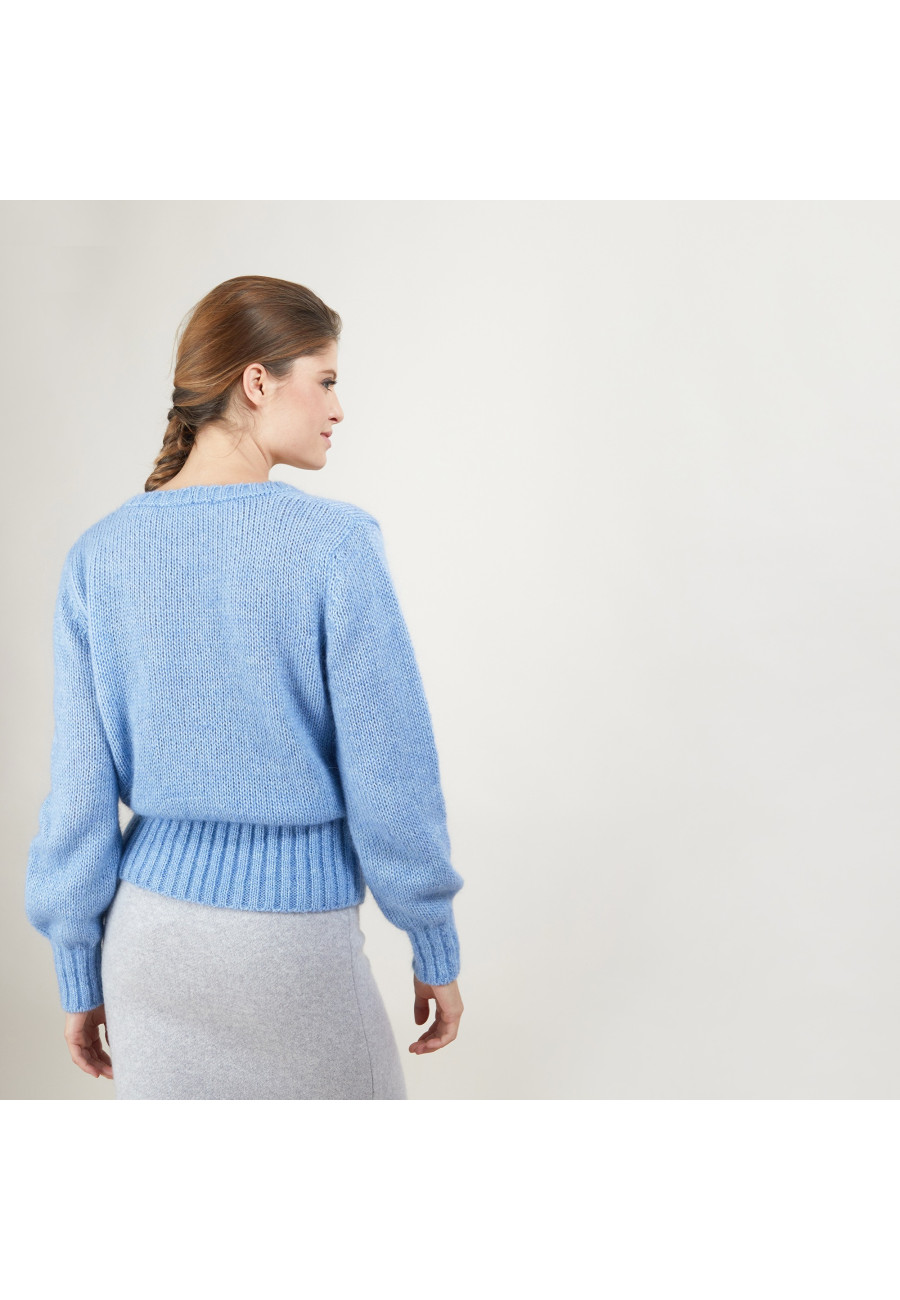 V-neck mohair sweater - Gracy