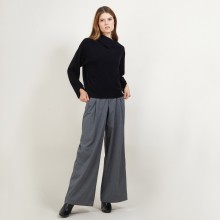 Cashmere sweater with button-down collar - Gretel bis